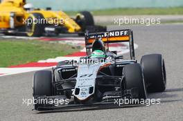 Nico Hulkenberg (GER) Sahara Force India F1 VJM09. 17.04.2016. Formula 1 World Championship, Rd 3, Chinese Grand Prix, Shanghai, China, Race Day.
