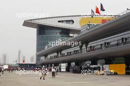The paddock. 14.04.2016. Formula 1 World Championship, Rd 3, Chinese Grand Prix, Shanghai, China, Preparation Day.