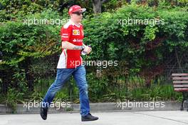 Kimi Raikkonen (FIN) Ferrari. 14.04.2016. Formula 1 World Championship, Rd 3, Chinese Grand Prix, Shanghai, China, Preparation Day.