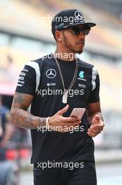 Lewis Hamilton (GBR) Mercedes AMG F1. 14.04.2016. Formula 1 World Championship, Rd 3, Chinese Grand Prix, Shanghai, China, Preparation Day.