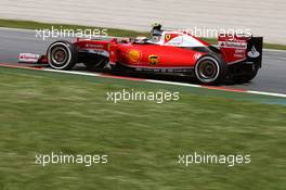 Kimi Raikkonen (FIN) Ferrari SF16-H. 13.05.2016. Formula 1 World Championship, Rd 5, Spanish Grand Prix, Barcelona, Spain, Practice Day.