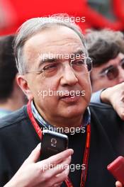 Sergio Marchionne (ITA), Ferrari President and CEO of Fiat Chrysler Automobiles. 15.05.2016. Formula 1 World Championship, Rd 5, Spanish Grand Prix, Barcelona, Spain, Race Day.