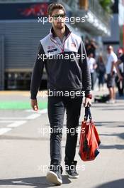 Romain Grosjean (FRA) Haas F1 Team. 15.05.2016. Formula 1 World Championship, Rd 5, Spanish Grand Prix, Barcelona, Spain, Race Day.