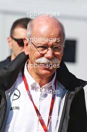 Dr. Dieter Zetsche (GER) Daimler AG CEO. 15.05.2016. Formula 1 World Championship, Rd 5, Spanish Grand Prix, Barcelona, Spain, Race Day.