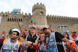 Nico Hulkenberg (GER), Sahara Force India  16.06.2016. Formula 1 World Championship, Rd 8, European Grand Prix, Baku Street Circuit, Azerbaijan, Preparation Day.