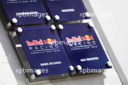 Red Bull Racing. 16.06.2016. Formula 1 World Championship, Rd 8, European Grand Prix, Baku Street Circuit, Azerbaijan, Preparation Day.