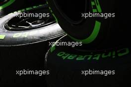 Pirelli tyres. 16.06.2016. Formula 1 World Championship, Rd 8, European Grand Prix, Baku Street Circuit, Azerbaijan, Preparation Day.