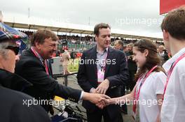 George Osborne MP (GBR) Chancellor of the Exchequer on the grid. 10.07.2016. Formula 1 World Championship, Rd 10, British Grand Prix, Silverstone, England, Race Day.