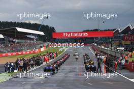 The Grid. 10.07.2016. Formula 1 World Championship, Rd 10, British Grand Prix, Silverstone, England, Race Day.