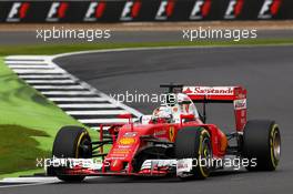 Kimi Raikkonen (FIN) Ferrari SF16-H. 09.07.2016. Formula 1 World Championship, Rd 10, British Grand Prix, Silverstone, England, Qualifying Day.