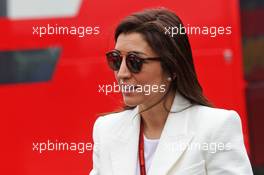 Fabiana Flosi (BRA), wife of Bernie Ecclestone (GBR). 10.07.2016. Formula 1 World Championship, Rd 10, British Grand Prix, Silverstone, England, Race Day.