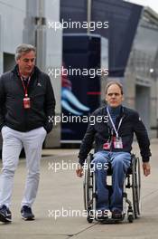 Carlos Sainz (ESP) (Left). 10.07.2016. Formula 1 World Championship, Rd 10, British Grand Prix, Silverstone, England, Race Day.