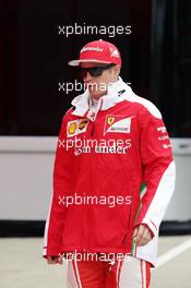 Kimi Raikkonen (FIN) Ferrari. 10.07.2016. Formula 1 World Championship, Rd 10, British Grand Prix, Silverstone, England, Race Day.