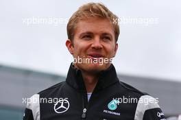 Nico Rosberg (GER) Mercedes AMG F1 on the drivers parade. 10.07.2016. Formula 1 World Championship, Rd 10, British Grand Prix, Silverstone, England, Race Day.