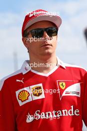 Kimi Raikkonen (FIN) Ferrari. 29.07.2016. Formula 1 World Championship, Rd 12, German Grand Prix, Hockenheim, Germany, Practice Day.