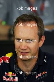 Paul Monaghan (GBR) Red Bull Racing Chief Engineer in the FIA Press Conference. 29.07.2016. Formula 1 World Championship, Rd 12, German Grand Prix, Hockenheim, Germany, Practice Day.