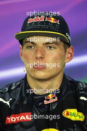 Max Verstappen (NLD) Red Bull Racing in the FIA Press Conference. 31.07.2016. Formula 1 World Championship, Rd 12, German Grand Prix, Hockenheim, Germany, Race Day.