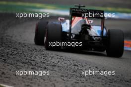 Rio Haryanto (IDN) Manor Racing MRT05. 31.07.2016. Formula 1 World Championship, Rd 12, German Grand Prix, Hockenheim, Germany, Race Day.