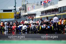 The grid before the start of the race. 24.07.2016. Formula 1 World Championship, Rd 11, Hungarian Grand Prix, Budapest, Hungary, Race Day.