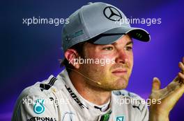 Nico Rosberg (GER) Mercedes AMG F1 in the FIA Press Conference. 24.07.2016. Formula 1 World Championship, Rd 11, Hungarian Grand Prix, Budapest, Hungary, Race Day.