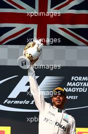 1st place Lewis Hamilton (GBR) Mercedes AMG F1 W07 . 24.07.2016. Formula 1 World Championship, Rd 11, Hungarian Grand Prix, Budapest, Hungary, Race Day.