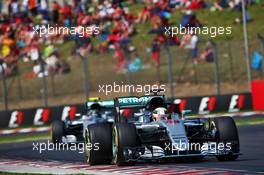Lewis Hamilton (GBR) Mercedes AMG F1 W07 Hybrid. 24.07.2016. Formula 1 World Championship, Rd 11, Hungarian Grand Prix, Budapest, Hungary, Race Day.