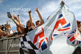 Lewis Hamilton (GBR) Mercedes AMG F1 fans. 21.07.2016. Formula 1 World Championship, Rd 11, Hungarian Grand Prix, Budapest, Hungary, Preparation Day.