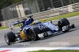Marcus Ericsson (SWE) Sauber C35. 02.09.2016. Formula 1 World Championship, Rd 14, Italian Grand Prix, Monza, Italy, Practice Day.