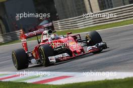 Sebastian Vettel (GER) Ferrari SF16-H. 02.09.2016. Formula 1 World Championship, Rd 14, Italian Grand Prix, Monza, Italy, Practice Day.