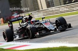 Jenson Button (GBR) McLaren MP4-31. 02.09.2016. Formula 1 World Championship, Rd 14, Italian Grand Prix, Monza, Italy, Practice Day.