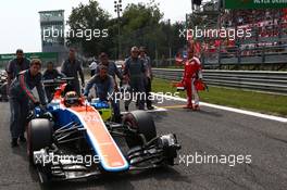 Pascal Wehrlein (GER) Manor Racing MRT. 04.09.2016. Formula 1 World Championship, Rd 14, Italian Grand Prix, Monza, Italy, Race Day.