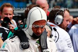 Lewis Hamilton (GBR) Mercedes AMG F1 on the grid. 04.09.2016. Formula 1 World Championship, Rd 14, Italian Grand Prix, Monza, Italy, Race Day.