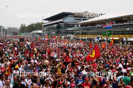 Fans at the podium. 04.09.2016. Formula 1 World Championship, Rd 14, Italian Grand Prix, Monza, Italy, Race Day.