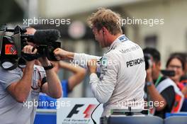 Race winner Nico Rosberg (GER) Mercedes AMG F1 celebrates in parc ferme. 04.09.2016. Formula 1 World Championship, Rd 14, Italian Grand Prix, Monza, Italy, Race Day.