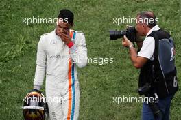 Pascal Wehrlein (GER) Manor Racing retired from the race. 04.09.2016. Formula 1 World Championship, Rd 14, Italian Grand Prix, Monza, Italy, Race Day.