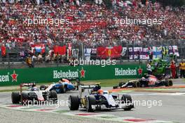 Felipe Nasr (BRA) Sauber C35. 04.09.2016. Formula 1 World Championship, Rd 14, Italian Grand Prix, Monza, Italy, Race Day.