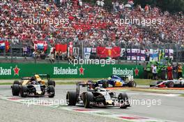 Carlos Sainz Jr (ESP) Scuderia Toro Rosso STR11. 04.09.2016. Formula 1 World Championship, Rd 14, Italian Grand Prix, Monza, Italy, Race Day.