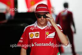 Kimi Raikkonen (FIN) Ferrari. 04.09.2016. Formula 1 World Championship, Rd 14, Italian Grand Prix, Monza, Italy, Race Day.