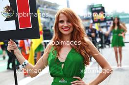 Grid girl. 04.09.2016. Formula 1 World Championship, Rd 14, Italian Grand Prix, Monza, Italy, Race Day.