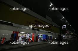 The Manor Racing pit garages at night. 07.10.2016. Formula 1 World Championship, Rd 17, Japanese Grand Prix, Suzuka, Japan, Practice Day.