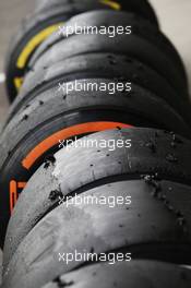 Worn Pirelli tyres. 07.10.2016. Formula 1 World Championship, Rd 17, Japanese Grand Prix, Suzuka, Japan, Practice Day.