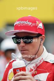 Kimi Raikkonen (FIN) Ferrari on the grid. 09.10.2016. Formula 1 World Championship, Rd 17, Japanese Grand Prix, Suzuka, Japan, Race Day.