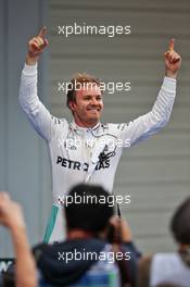 Race winner Nico Rosberg (GER) Mercedes AMG F1 celebrates in parc ferme. 09.10.2016. Formula 1 World Championship, Rd 17, Japanese Grand Prix, Suzuka, Japan, Race Day.