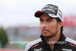 Sergio Perez (MEX), Sahara Force India  09.10.2016. Formula 1 World Championship, Rd 17, Japanese Grand Prix, Suzuka, Japan, Race Day.