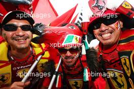 Ferrari fans. 09.10.2016. Formula 1 World Championship, Rd 17, Japanese Grand Prix, Suzuka, Japan, Race Day.
