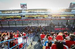 Fans in the grandstand. 06.10.2016. Formula 1 World Championship, Rd 17, Japanese Grand Prix, Suzuka, Japan, Preparation Day.