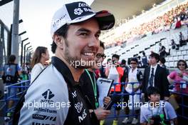 Sergio Perez (MEX) Sahara Force India F1. 06.10.2016. Formula 1 World Championship, Rd 17, Japanese Grand Prix, Suzuka, Japan, Preparation Day.