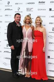 Eric Boullier (FRA) McLaren Racing Director (Left) and Sonia Irvine (GBR) (Right) at the Amber Lounge Fashion Show. 27.05.2016. Formula 1 World Championship, Rd 6, Monaco Grand Prix, Monte Carlo, Monaco, Friday.