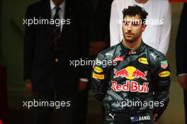 Second placed Daniel Ricciardo (AUS) Red Bull Racing on the podium. 29.05.2015. Formula 1 World Championship, Rd 6, Monaco Grand Prix, Monte Carlo, Monaco, Race Day.