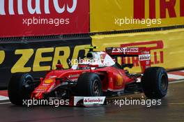 Kimi Raikkonen (FIN) Scuderia Ferrari SF16-H loses his front wing. 29.05.2015. Formula 1 World Championship, Rd 6, Monaco Grand Prix, Monte Carlo, Monaco, Race Day.